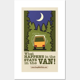 What Happens in the Van ... light Posters and Art